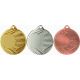 13. MEDAL WITH SPACE FOR A STICKER, BRONZE, DIAMETER 50mm
