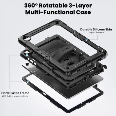 14. Tech-Protect Solid Case for Samsung Galaxy Tab A9+ / A11+ Plus 11.0 X210 / X215 / X216 / X230 / X235 / X236 - Black