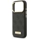 6. Guess 4G Logo Plate MagSafe Case for iPhone 17 Pro - Black