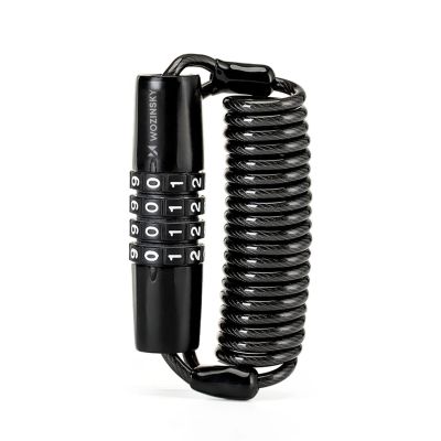 Wozinsky WBN-01R bicycle lock for a bicycle helmet, waterproof, 4-digit combination - black