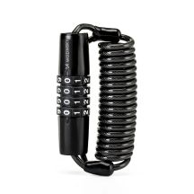 Wozinsky WBN-01R bicycle lock for a bicycle helmet, waterproof, 4-digit combination - black