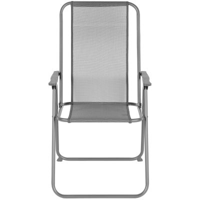 29. GARDEN FURNITURE SET ROUND TABLE 4 CHAIRS AND UMBRELLA DARK GREY