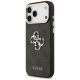 2. Guess 4G Big 4G Classic Logo Case for iPhone 17 Pro Max - Black and Gold