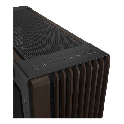 34. ASUS ProArt PA602 Wood Edition Modern Black - Tempered Glass Panel Midi Tower Black, Wood