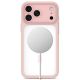 4. Tech-Protect MagPeak MagSafe CC Case for iPhone 18 Pro / 17 Pro – Matte Pink