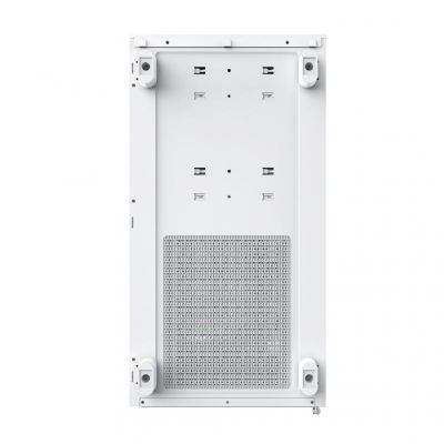 7. Montech XR Midi-Tower, Tempered Glass - White
