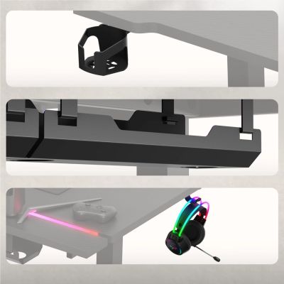 4. Huzaro Hero 8.7 RGB Gaming Desk