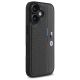 4. BMW M Perforated Tricolor Detail Line iPhone 16 Case - Dark Gray