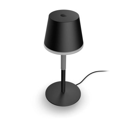 2. Philips Hue White and color ambiance Portable Hue Go table lamp
