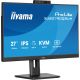 7. Monitor iiyama XUB2790QSUH-B2 27" IPS-panel 2560x1440 100Hz Windows Hello 5MP camera Auto Focus 15cm stand height adjustment 4ms 250