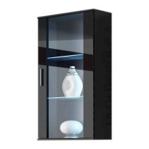 SOHO hanging display cabinet black/gloss black