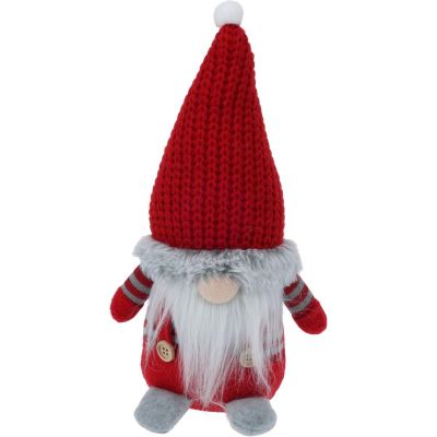 6. CHRISTMAS GNOLL 30CM RED