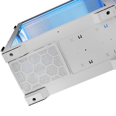 12. MODECOM HORIZON ARGB FLOW MIDI USB TYPE-C CASE WHITE