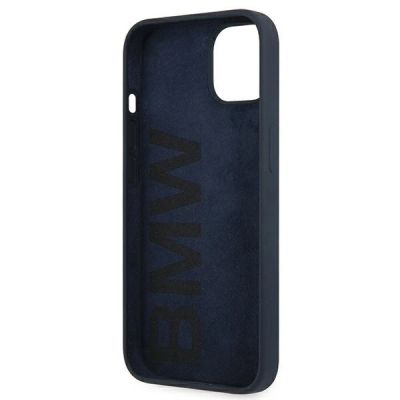 6. BMW Silicone Signature Case for iPhone 13 mini - Navy Blue
