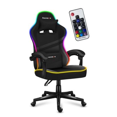8. Huzaro Force 4.4 RGB Black Gaming Chair