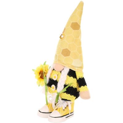 5. gnome bee 25cm in sneakers spring decoration