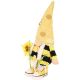 5. gnome bee 25cm in sneakers spring decoration