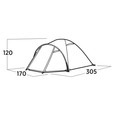 5. Easy Camp Setesdal 3 three-person tent