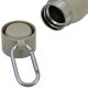 4. 550 ML INSULATED BOTTLE WITH CARABINER, BEIGE, STAMINA