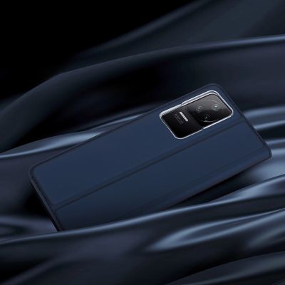 12. Dux Ducis Skin Pro Holster Cover Flip Cover for Xiaomi Poco F4 5G blue