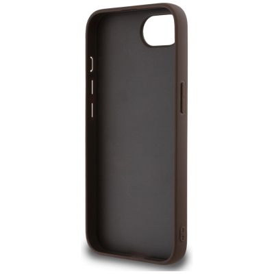 7. Guess 4G Big Logo Case for iPhone 16e - Brown