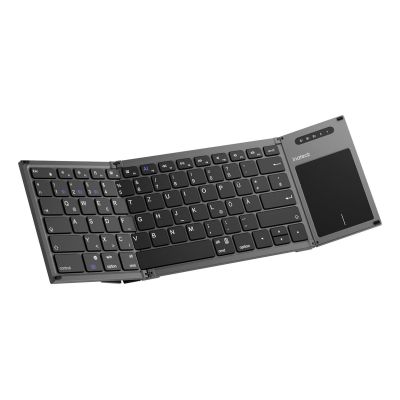 2. Inateck KB06101_STEEL GRAY Keyboard Home RF Wireless + Bluetooth QWERTZ English Black