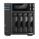 NAS Asustor AS6702T Lockerstor 4 Gen2; Tower; 4x (3.5" SATA HDD/ 2.5" SSD); Intel Celeron N5105; 4GB DDR4 SODIMM (max. 16GB), 2x 5Gb, 4x M.2 2280 NVMe PCIe 3.0, 2x USB 3.2 Gen 2, 1x HDMI 2.0b