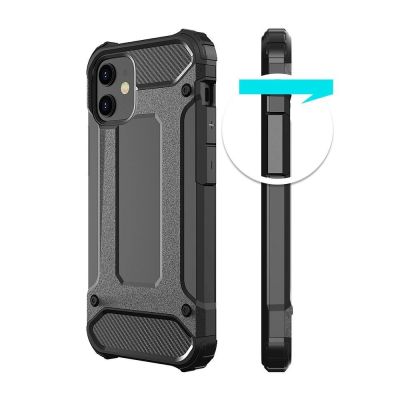 10. Hybrid Armor Case Tough Rugged Cover for iPhone 12 Pro Max black