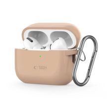Tech-Protect Silicone Hook Case for Apple AirPods Pro 1 / 2 - Beige