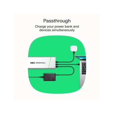 20. Green Cell Powerbank PowerPlay Pro 20800mAh 65W 3x USB PD manufactured in Poland