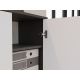 9. CLOSED SHELVING OLIV 2D ANTHRACITE/WHITE SET