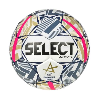 2. Select Ultimate EHF Champions League Official v26 Handball White, Blue, Pink 200043