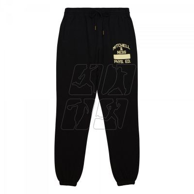 Mitchell &amp; Ness Branded Fashion Graphic Sweatpants M PSWP5533-MNNYYPPPBLCK