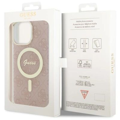 8. Guess 4G MagSafe case for iPhone 14 Pro Max - pink