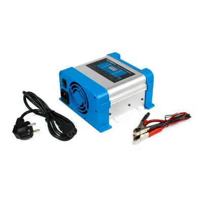 4. 24V mains charger for BC-20 PRO 10A batteries (230V/24V) LCD 7 charging stages