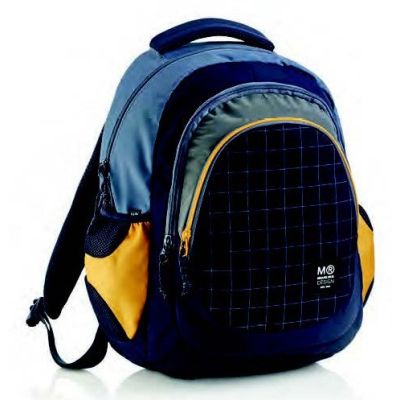Miquelrius Triple Berlin Recy Backpack, 30 L, 3 Compartments, Black