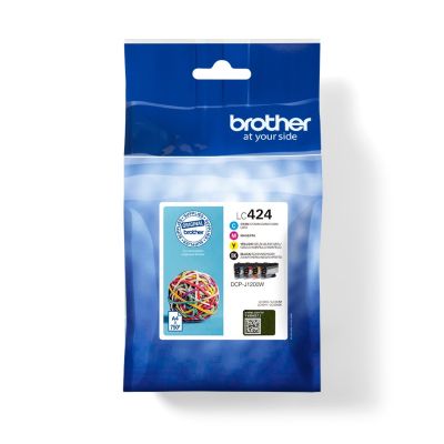 6. Brother LC-424VAL ink cartridge 4 pcs. Original Black, Cyan, Magenta, Yellow
