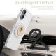 5. Tech-Protect MMR700 Lamano MagSafe Magnetic Phone Holder - Gray and Gold