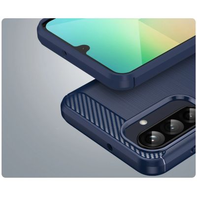 6. Carbon Case for Samsung Galaxy A26 - Blue