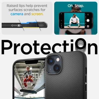 8. Spigen Mag Armor iPhone 14 Plus Case - Matte Black