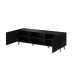 TV cabinet PAFOS 150x40x52 black matt