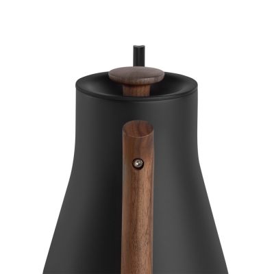 2. Fellow Stagg EKG PRO Electric Kettle, matte black, wooden handle