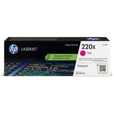 10. HP Original 220X LaserJet Magenta Toner Cartridge