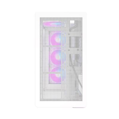 7. Montech KING 15 PRO PC-Gehäuse, Mini-Gehäuse, mATX, Tempered Glass, RGB - white