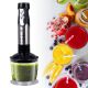 4. ELDOM MULTIFUNCTIONAL BLENDER BL250 VEXI 800W BLACK-SILVER METAL CHOPPING TIP, CONTAINER WITH CHOPPER KNIFE