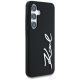 4. Case Karl Lagerfeld Silicone Metal Signature Logo Samsung Galaxy S25 black