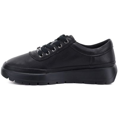 7. Comfortable black women's leather shoes Vinceza 79367