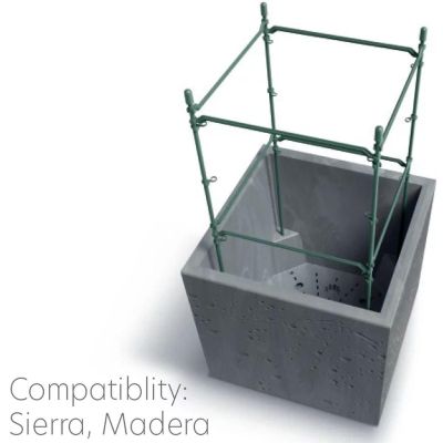 13. FLOO SUPPORTS PLANT SUPPORT 21x21x120CM FOREST GREEN