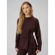 Women's regular sweatshirt with ties and modal 4F 4FRSS26TSWSF2784-80S