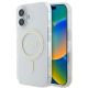 Guess IML Glitter Circle MagSafe iPhone 16 Case - Clear